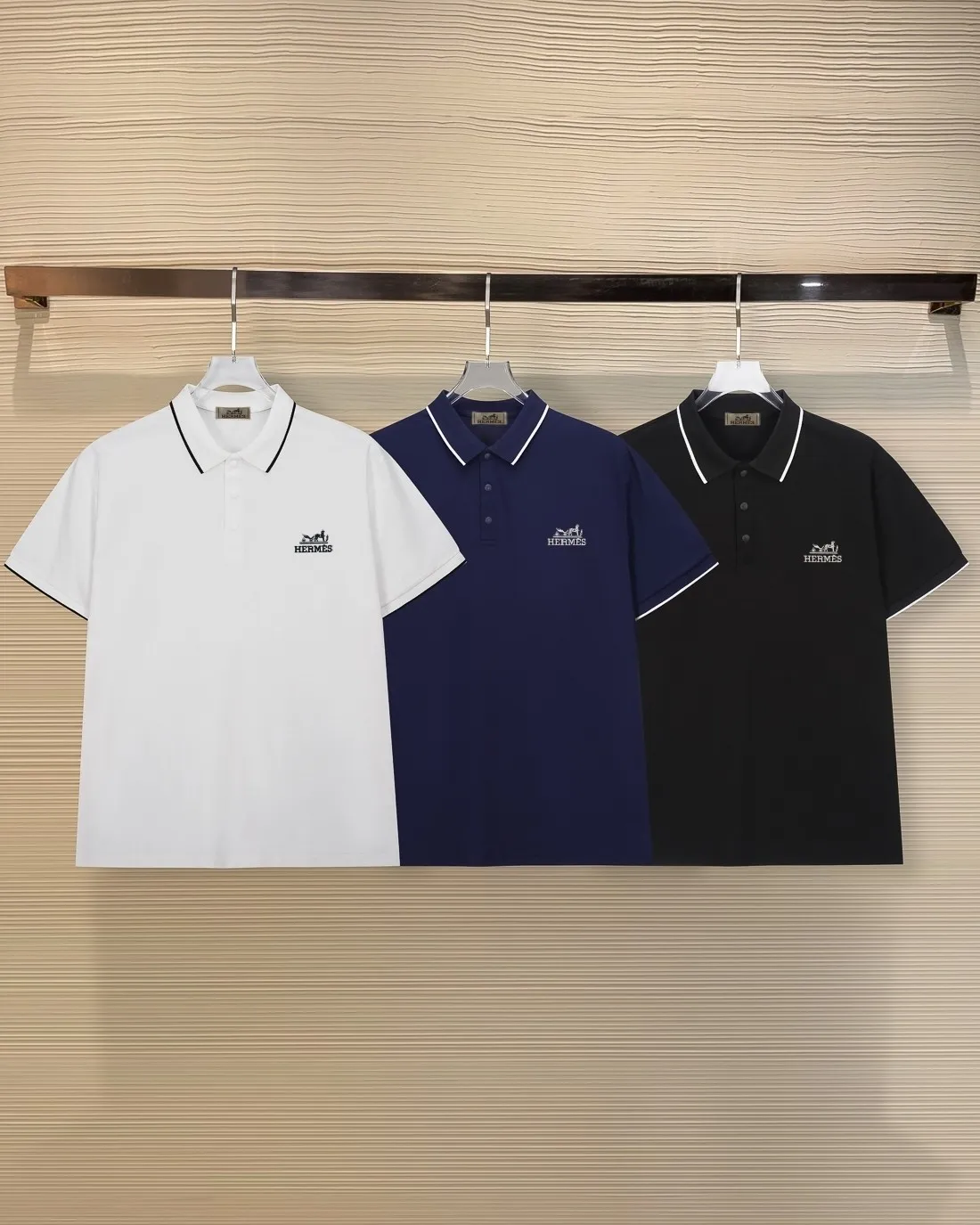 HERMES* Classic logo 🔥 POLO ✅ Quality ‼ ●100% ●50% 50% ● 200g ● ● 1：1 ● ●Size：M L XL XXL XXXL